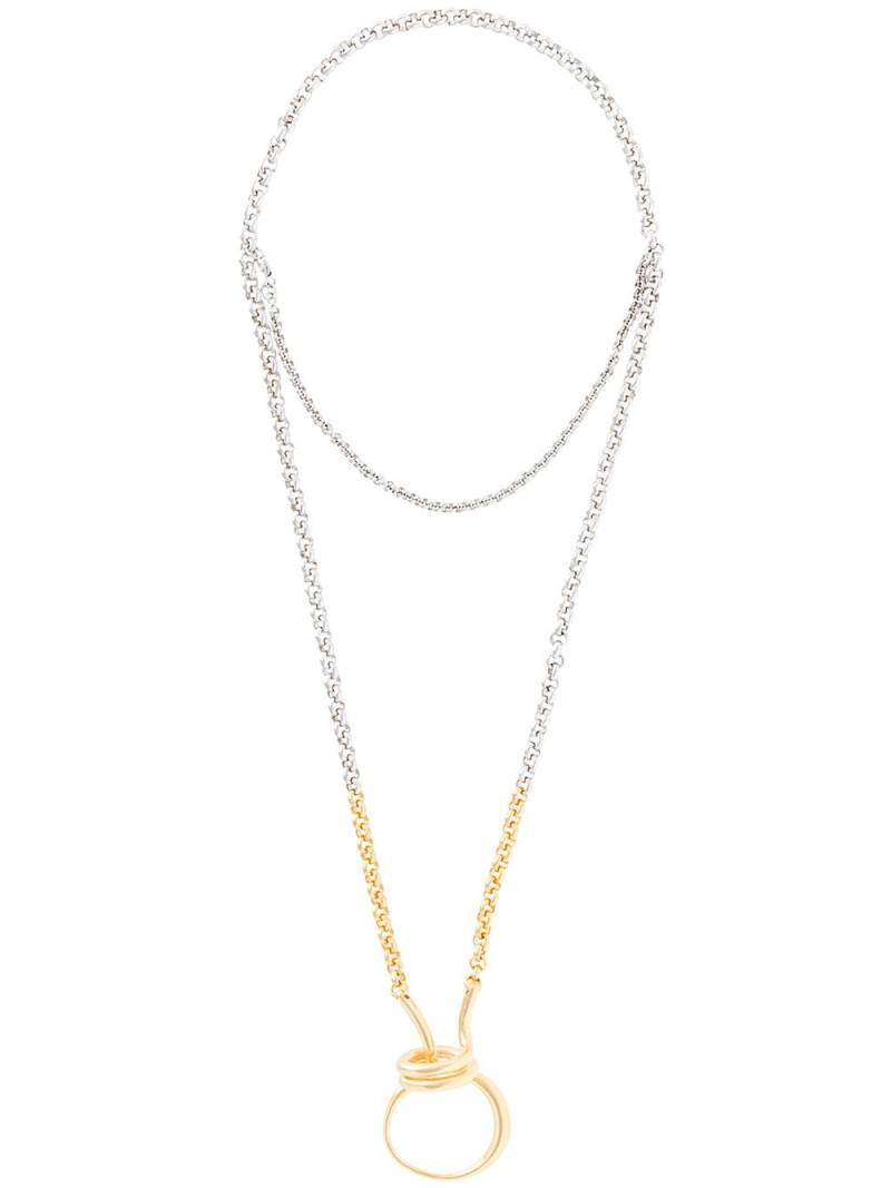 Charlotte Chesnais Round Trip necklace - Metallic von Charlotte Chesnais