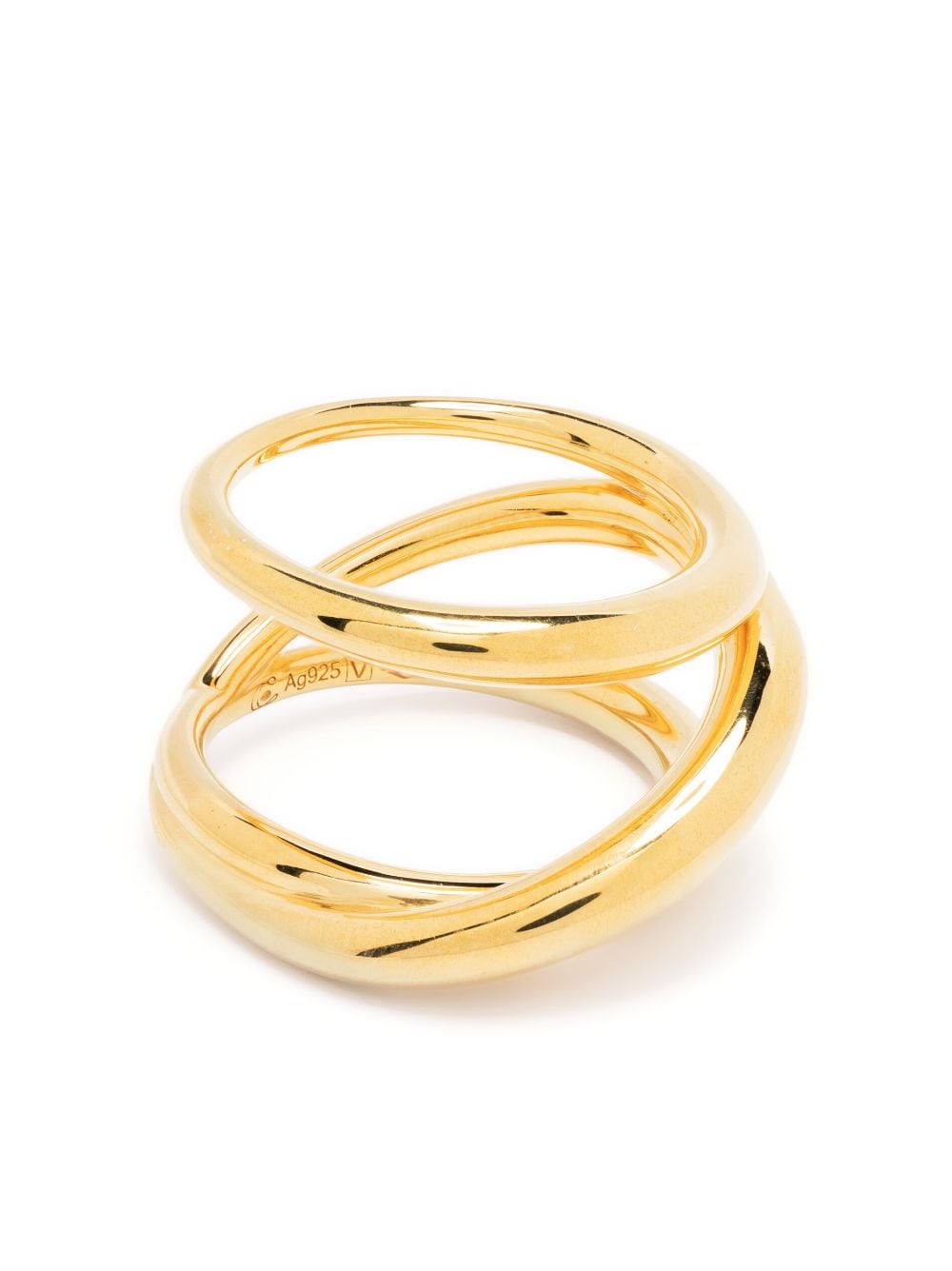 Charlotte Chesnais Triplet gold-plated silver ring von Charlotte Chesnais