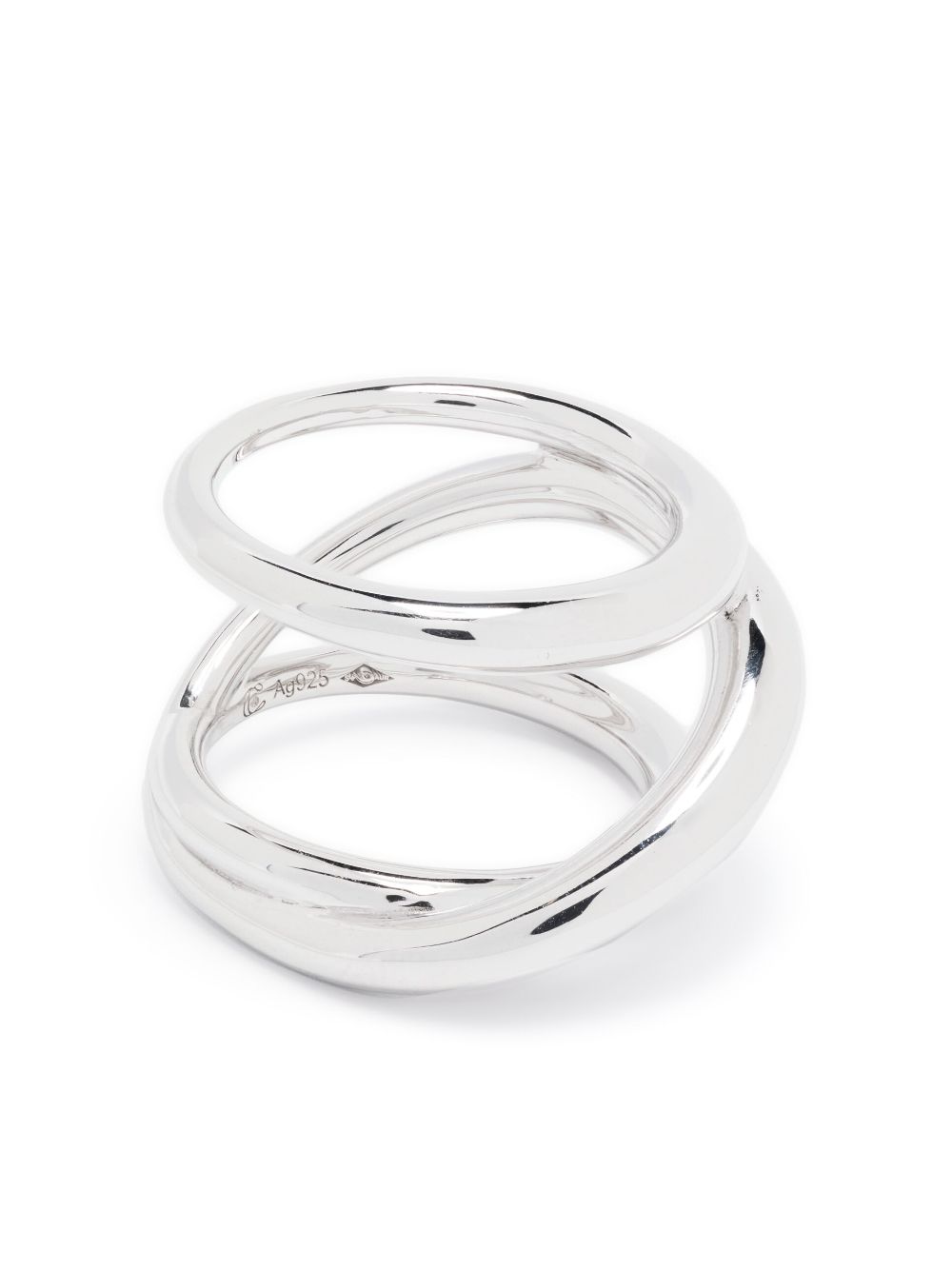 Charlotte Chesnais Triplet polished-finish ring - Silver von Charlotte Chesnais