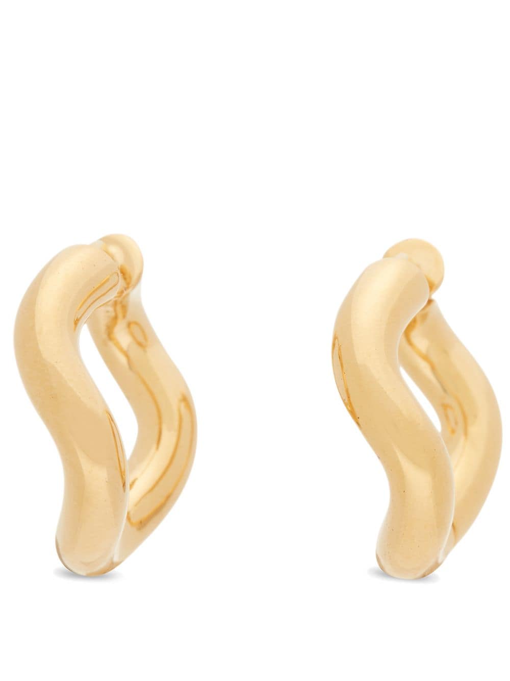 Charlotte Chesnais Wave hoop earrings - Gold von Charlotte Chesnais