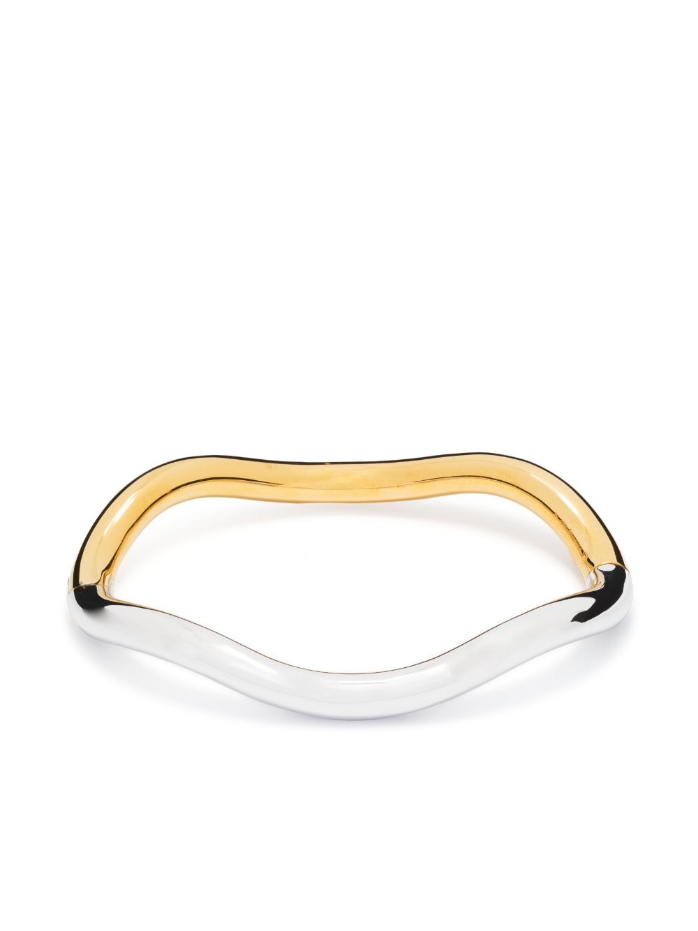 Charlotte Chesnais Wave two-tone bracelet - Silver von Charlotte Chesnais