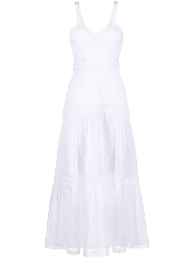 Charo Ruiz Ibiza Giogia lace-trim maxi dress - White von Charo Ruiz Ibiza