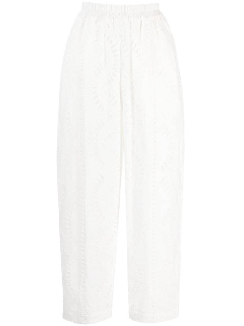 Charo Ruiz Ibiza Lya wide-leg trousers - White von Charo Ruiz Ibiza