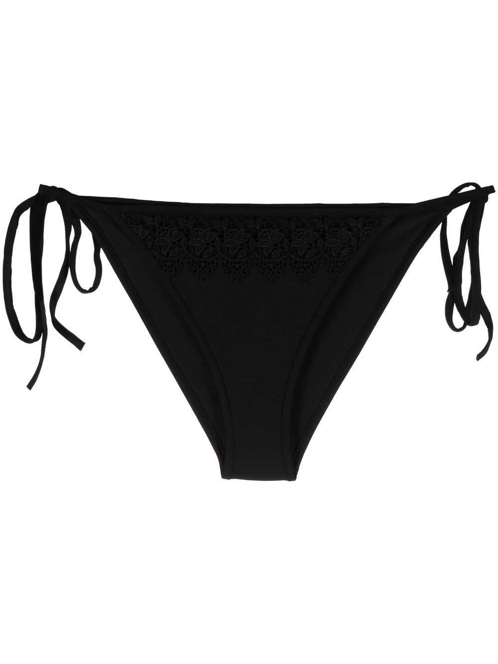 Charo Ruiz Ibiza crochet-trim bikini bottoms - Black von Charo Ruiz Ibiza