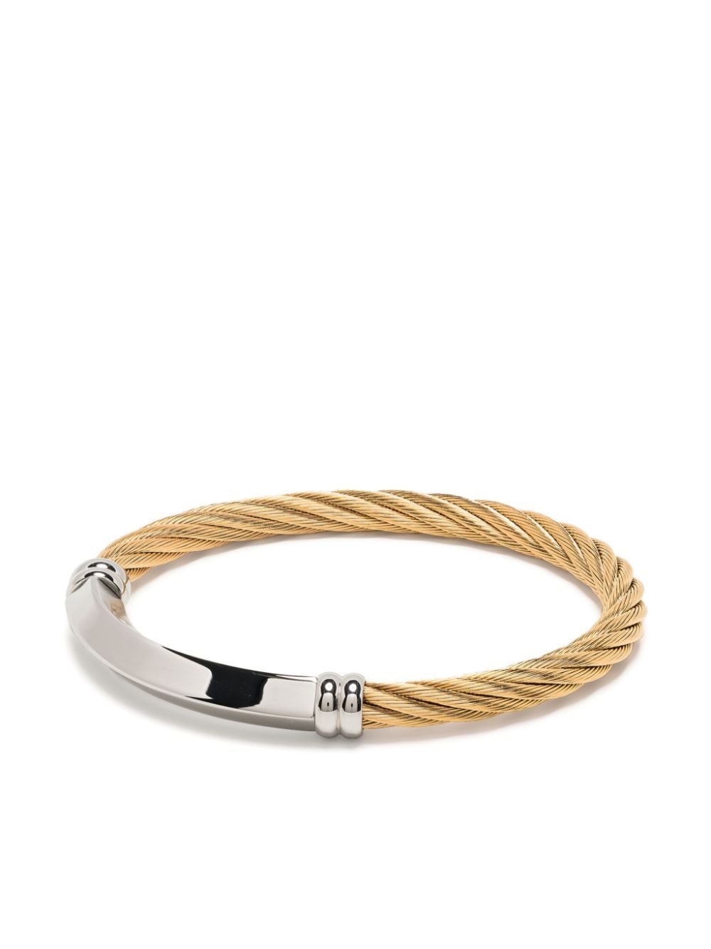 Charriol Better Half logo-engraved bracelet - Gold von Charriol