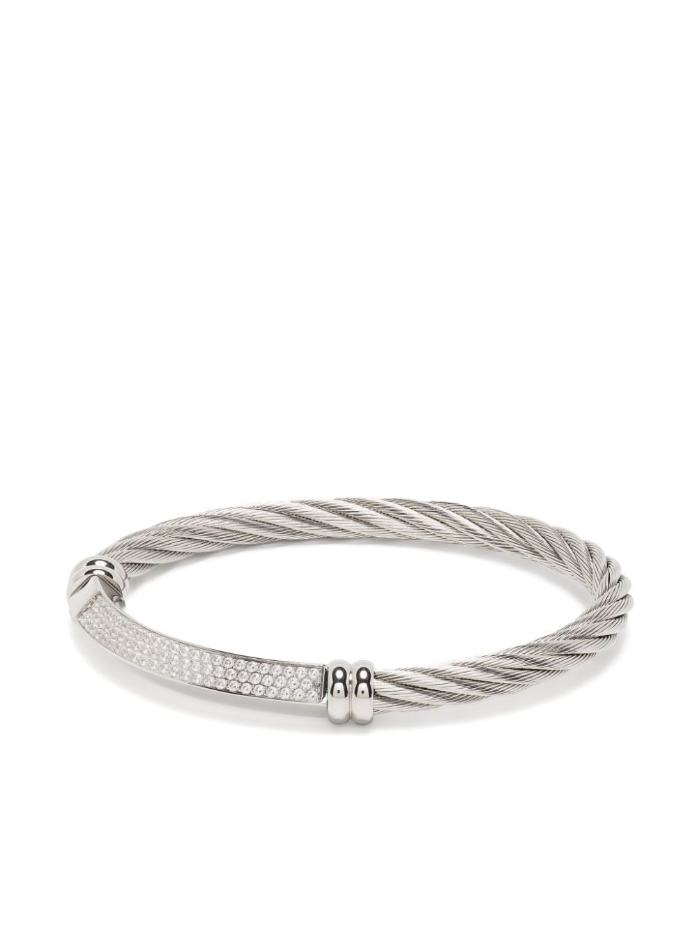 Charriol Better Half pave-setting bracelet - Silver von Charriol