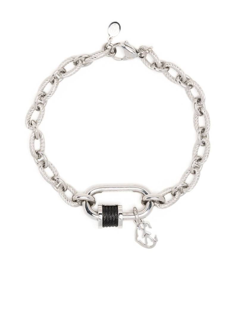 Charriol Forever Lock cable-link bracelet - Silver von Charriol