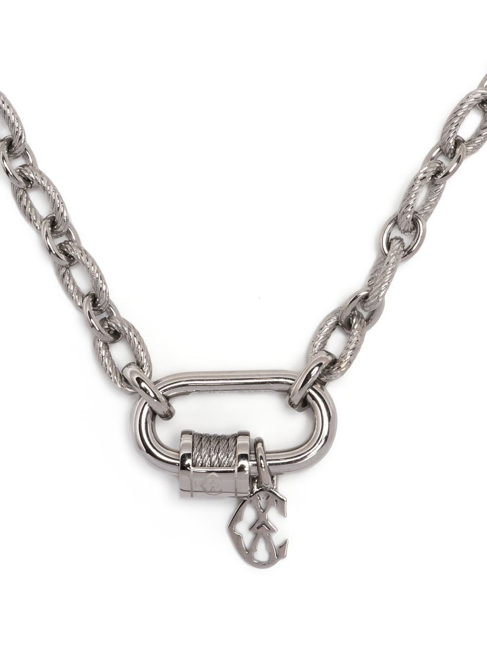 Charriol Forever Lock cable-link necklace - Silver von Charriol