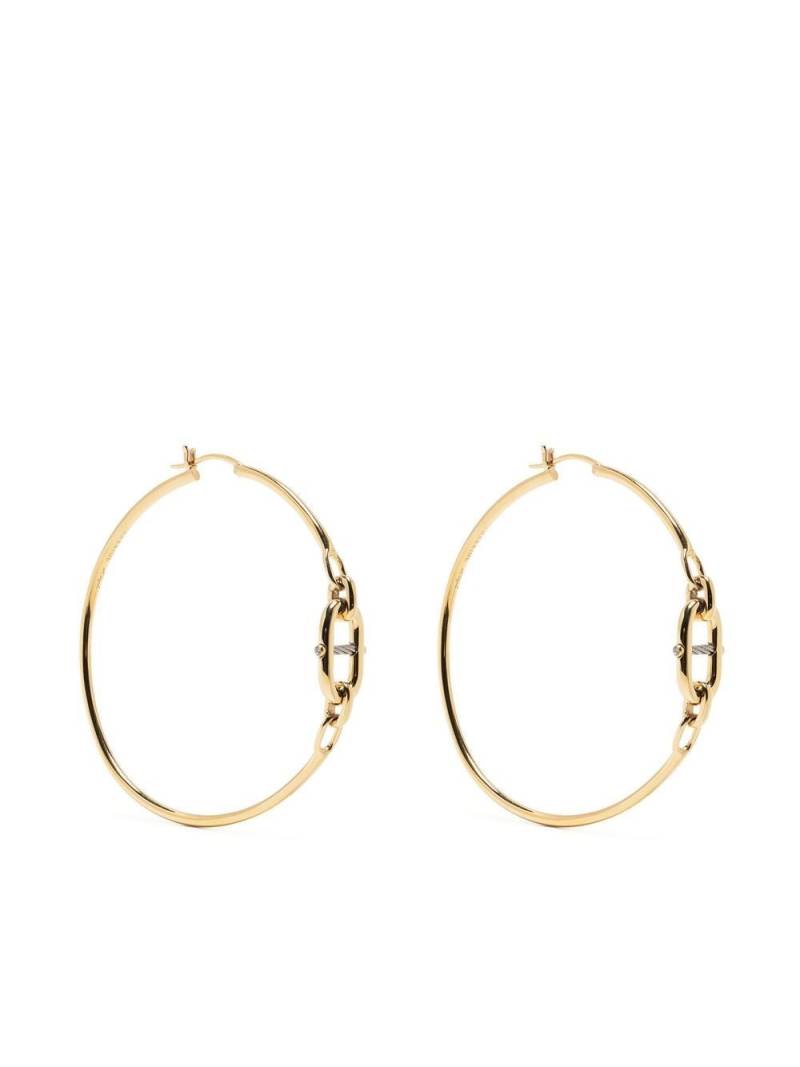 Charriol St Tropez Mariner chain-detail earrings - Gold von Charriol