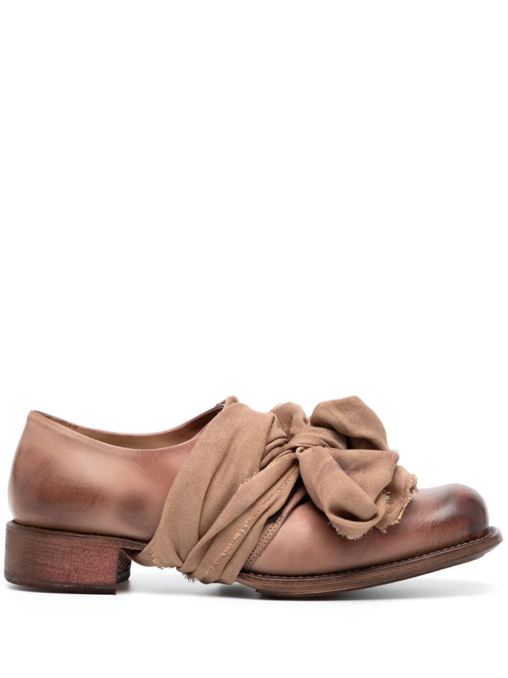 Cherevichkiotvichki faded lace-up leather shoes - Brown von Cherevichkiotvichki