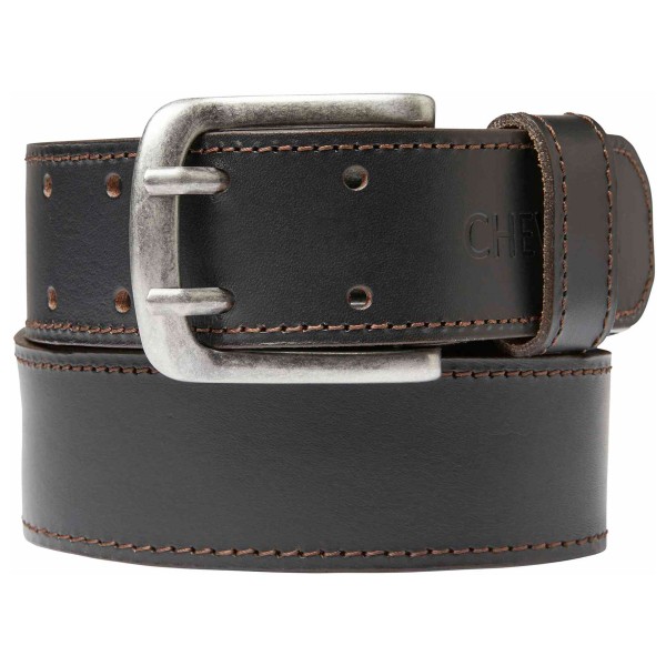 Chevalier - Barrow Leather Belt - Gürtel Gr 105 cm grau von Chevalier