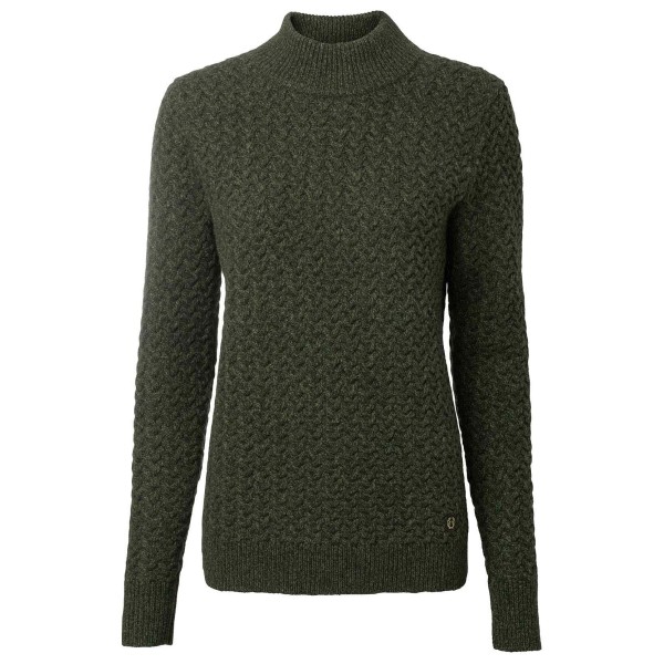 Chevalier - Women's Minley Mockneck Wool Pullover - Wollpullover Gr 36;38;40;42;44;46 oliv von Chevalier