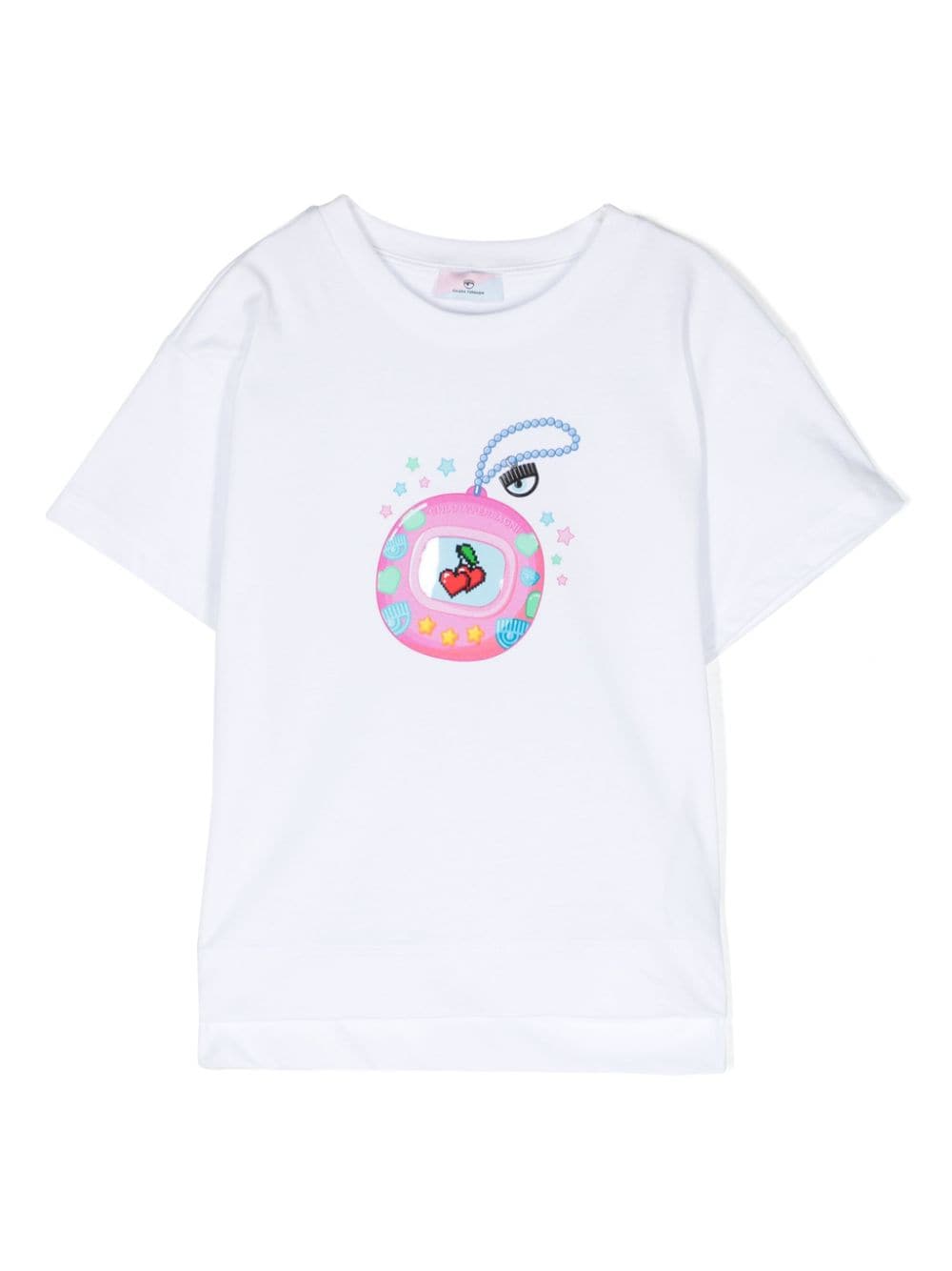 Chiara Ferragni Kids Tamagoji cotton T-shirt - White von Chiara Ferragni Kids