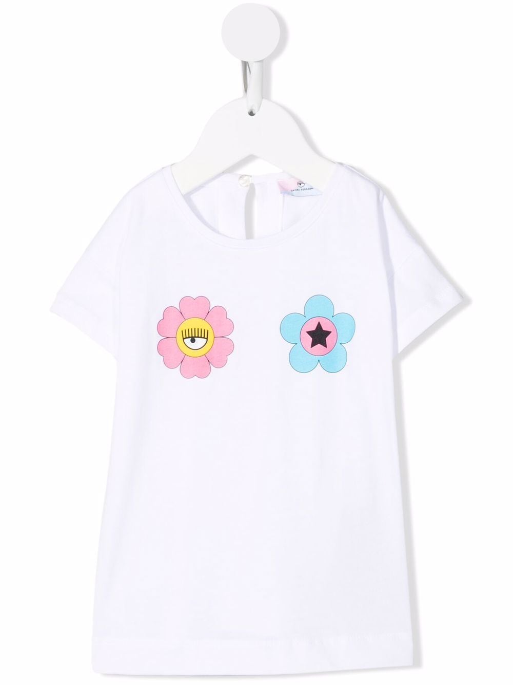 Chiara Ferragni Kids floral-print T-shirt - White von Chiara Ferragni Kids