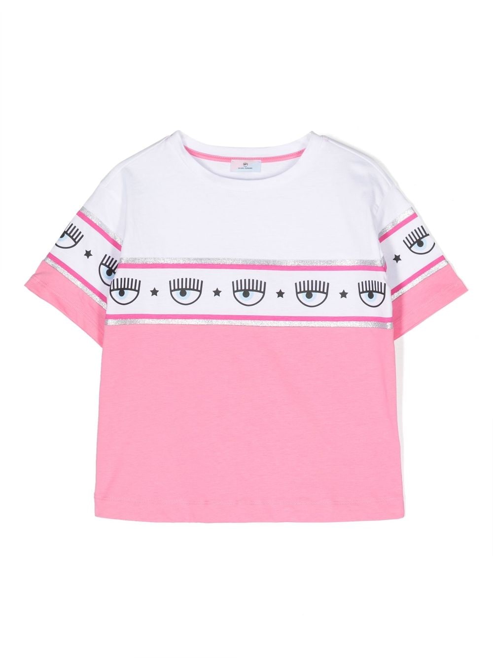 Chiara Ferragni Kids logo-print T-shirt - Pink von Chiara Ferragni Kids