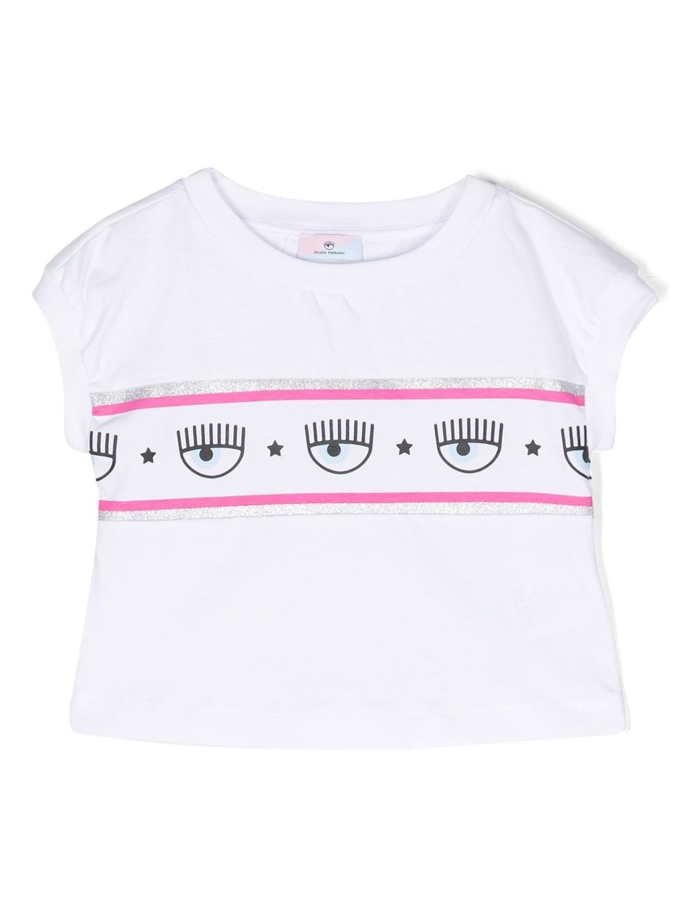 Chiara Ferragni Kids logo-print T-shirt - White von Chiara Ferragni Kids