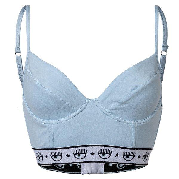 Bustier Stretch Damen Blau S von Chiara Ferragni