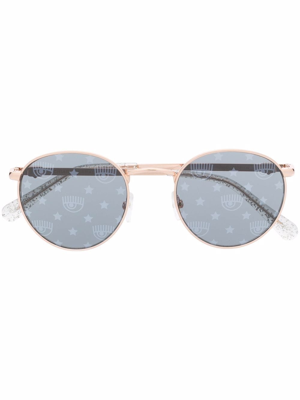 Chiara Ferragni CF 1002/S round frame sunglasses - Gold von Chiara Ferragni