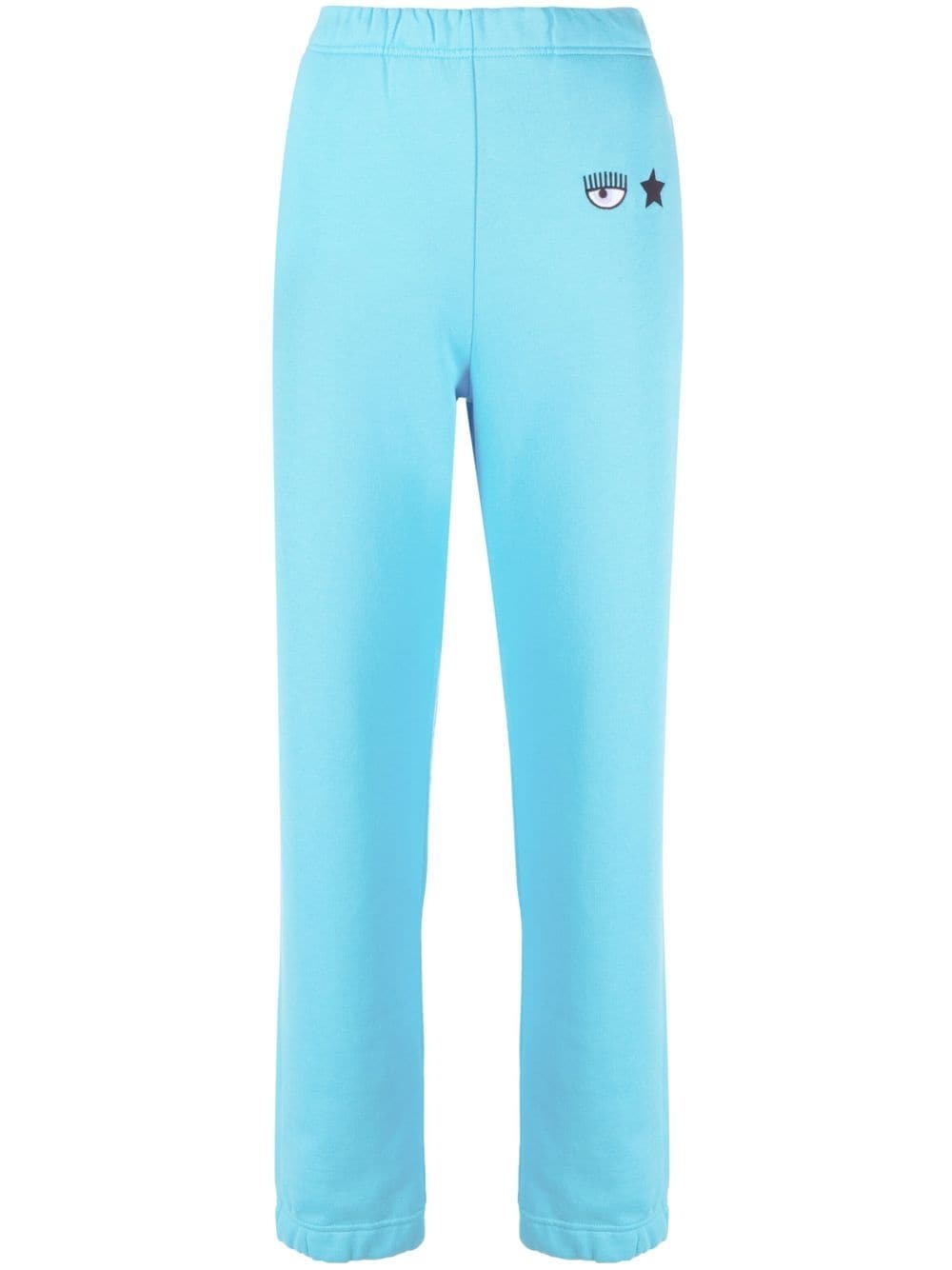 Chiara Ferragni Eye Star cotton track pants - Blue von Chiara Ferragni