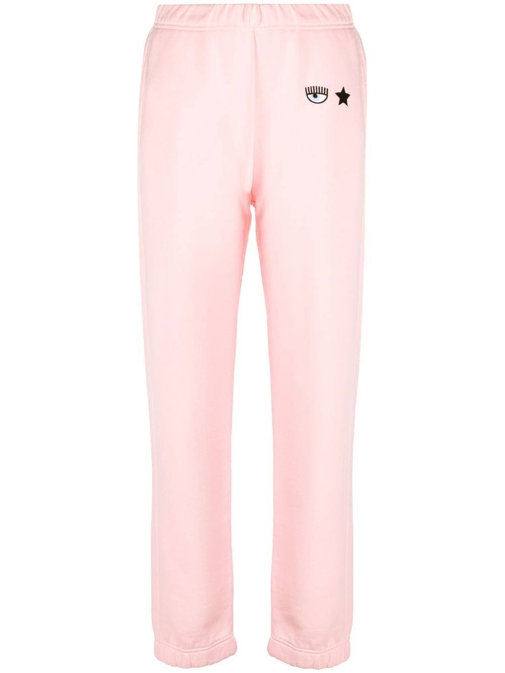 Chiara Ferragni Eye Star cotton track pants - Pink von Chiara Ferragni