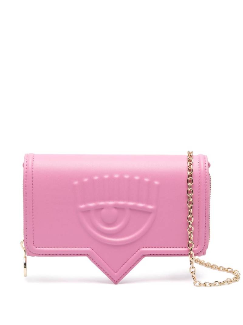 Chiara Ferragni Eyelike chain wallet - Pink von Chiara Ferragni