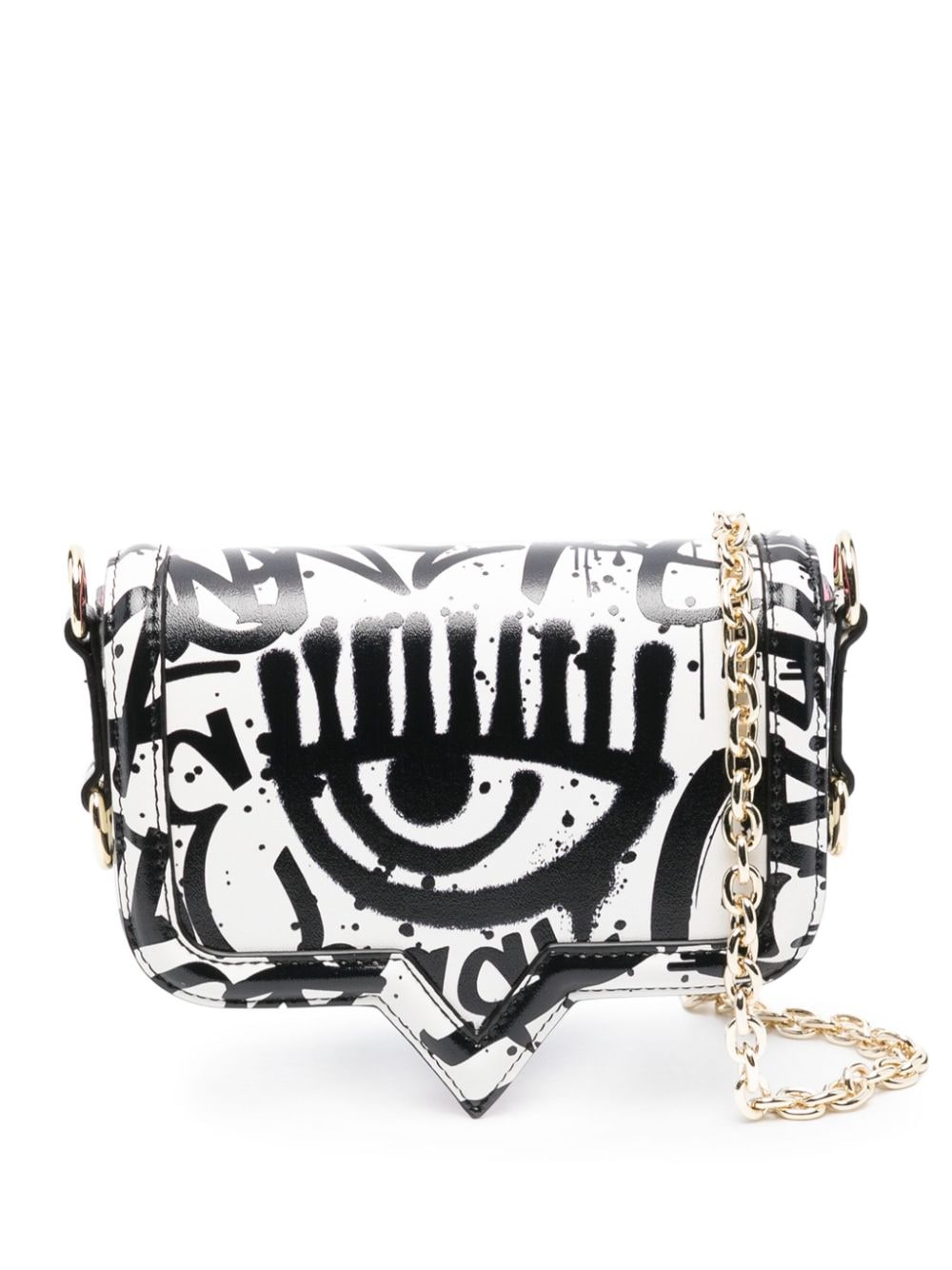 Chiara Ferragni Eyelike crossbody bag - Black von Chiara Ferragni