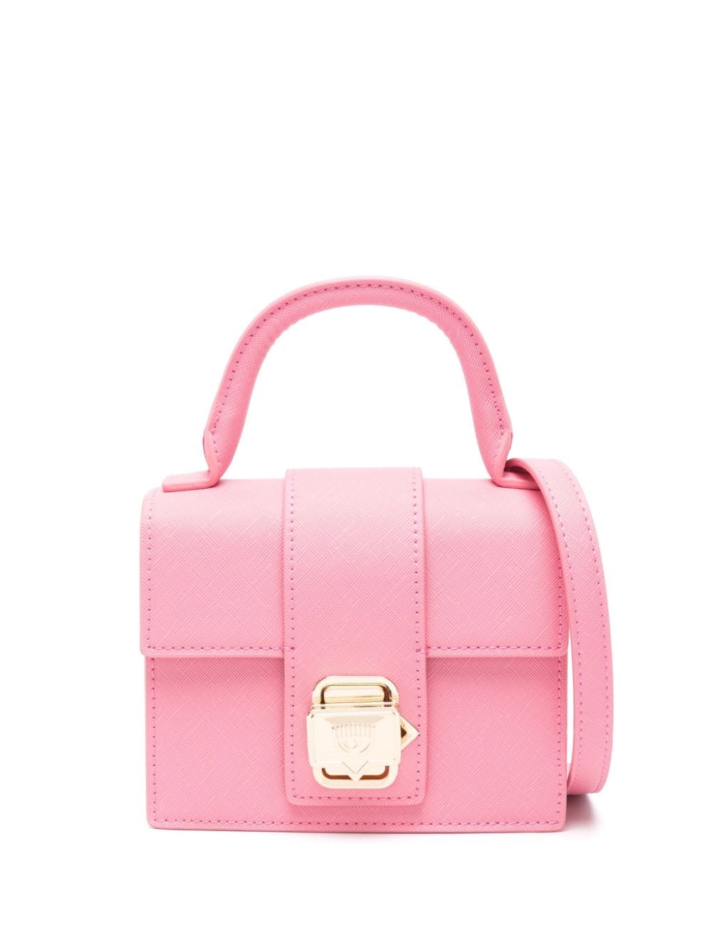 Chiara Ferragni Eyelike lock crossbody bag - Pink von Chiara Ferragni