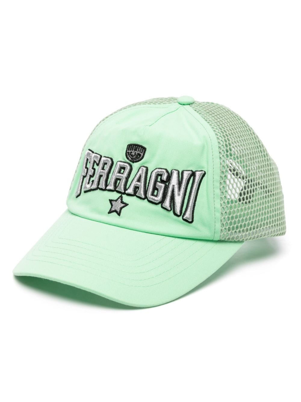Chiara Ferragni Ferragni Stetch baseball cap - Green von Chiara Ferragni