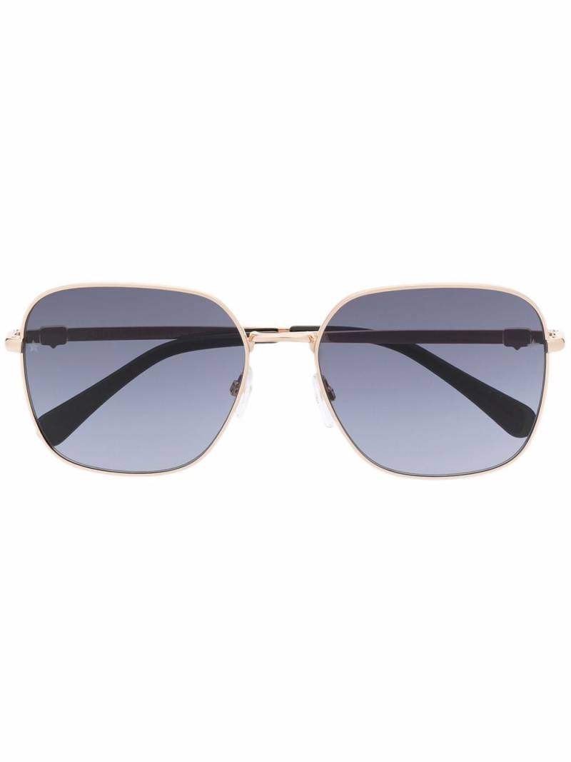 Chiara Ferragni pilot-frame style sunglasses - Gold von Chiara Ferragni