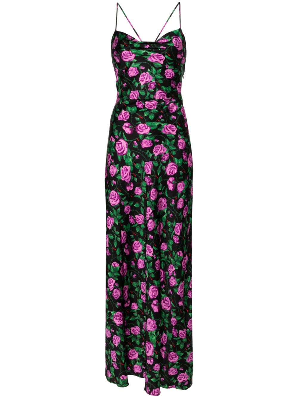 Chiara Ferragni floral maxi dress - Black von Chiara Ferragni