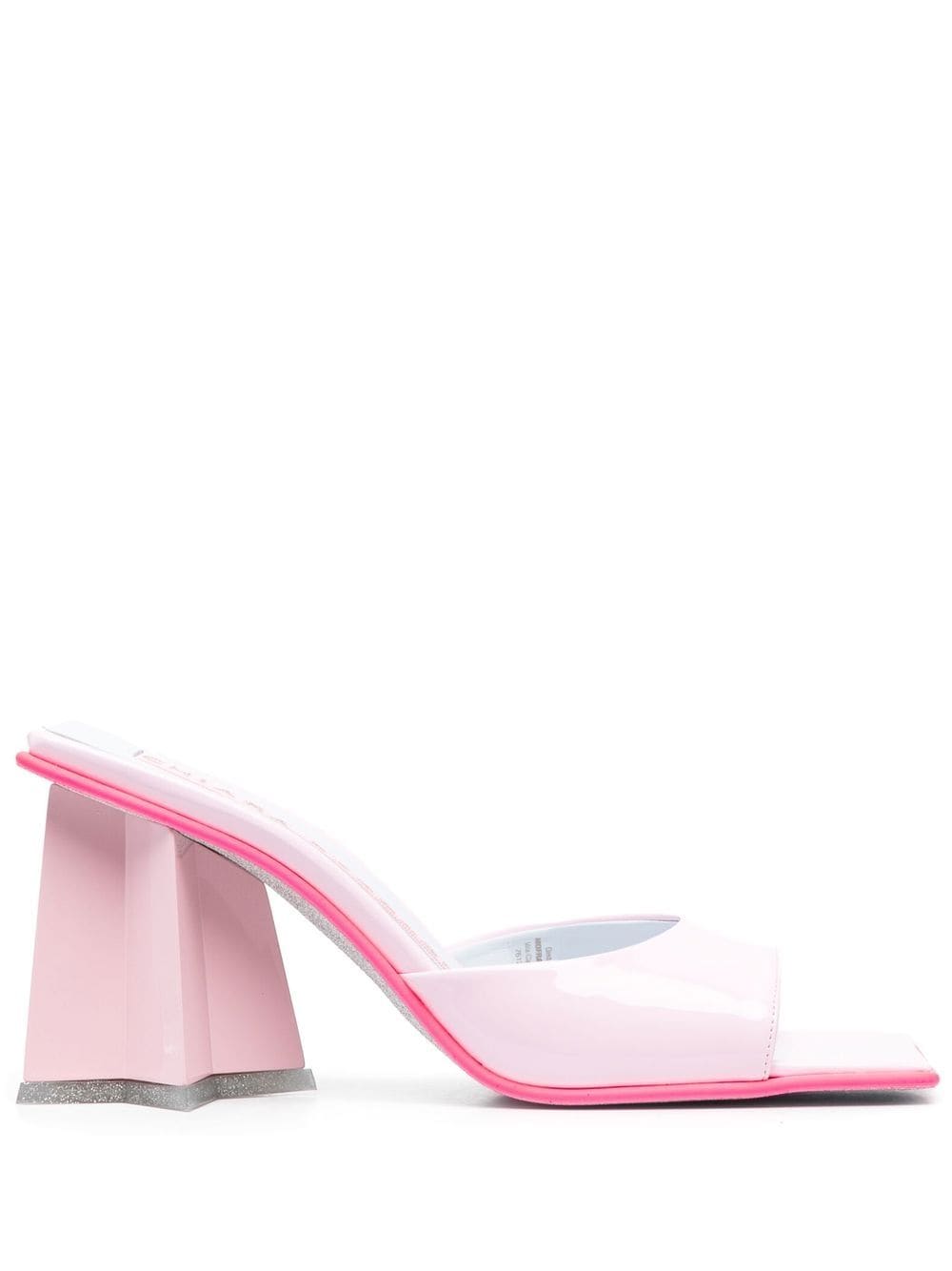 Chiara Ferragni leather square-toe mules - Pink von Chiara Ferragni