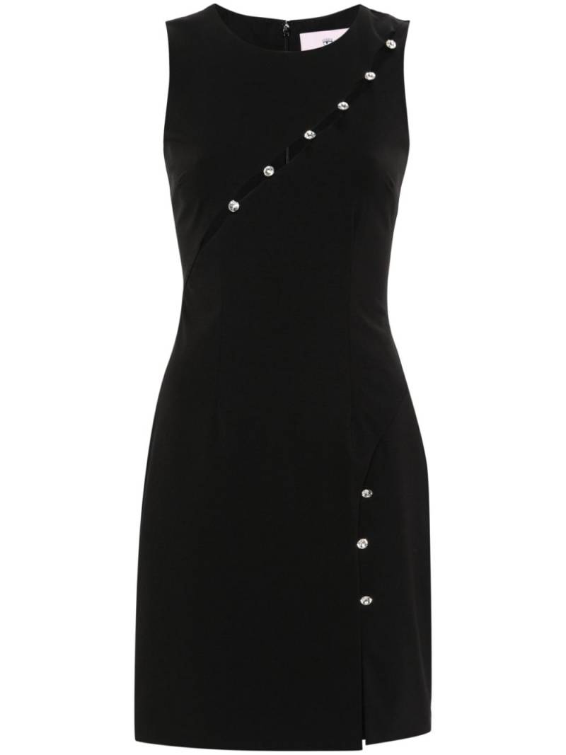 Chiara Ferragni rhinestone-embellished sleeveless dress - Black von Chiara Ferragni