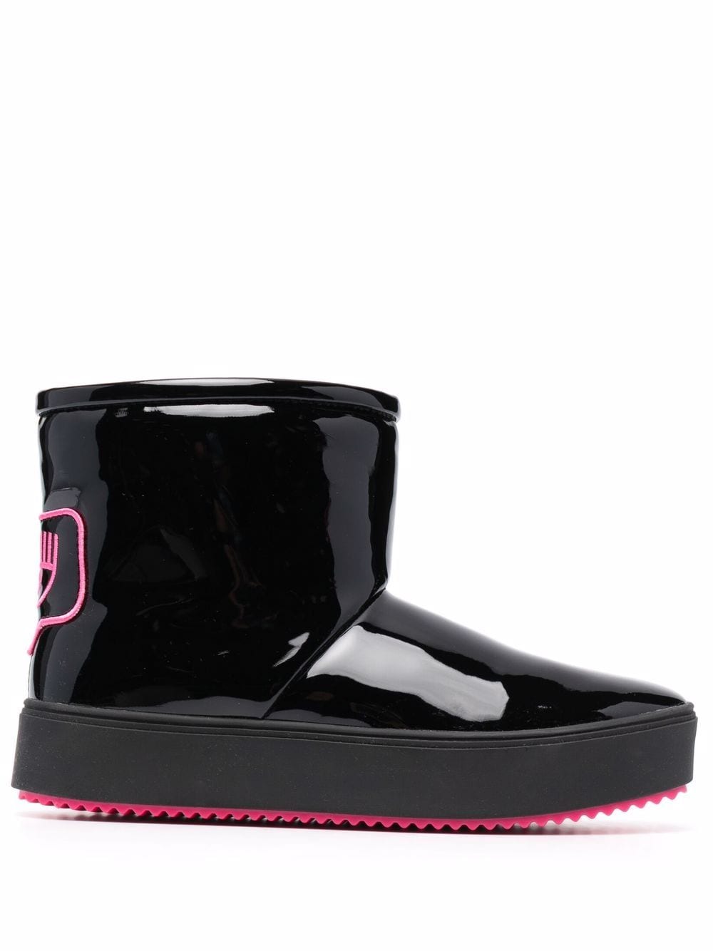 Chiara Ferragni round-toe boots - Black von Chiara Ferragni