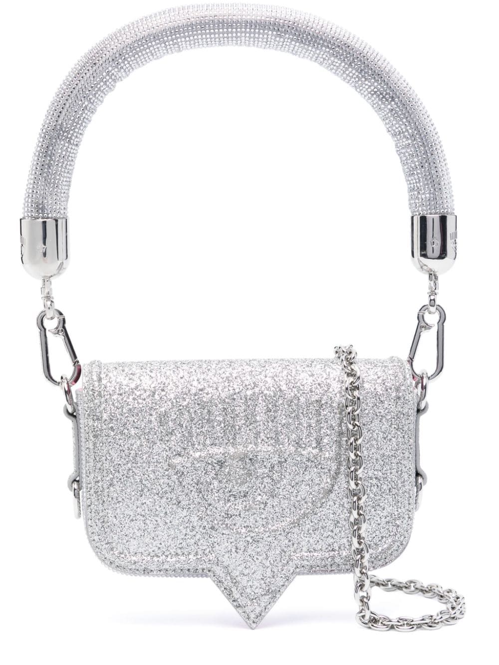 Chiara Ferragni small Eyelike cross body bag - Silver von Chiara Ferragni