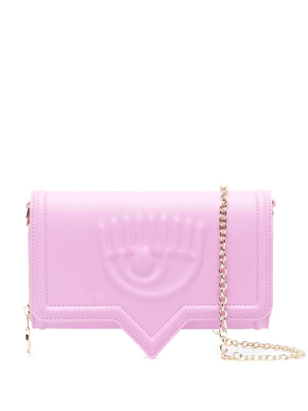 Chiara Ferragni small Eyelike logo-embossed crossbody bag - Pink von Chiara Ferragni