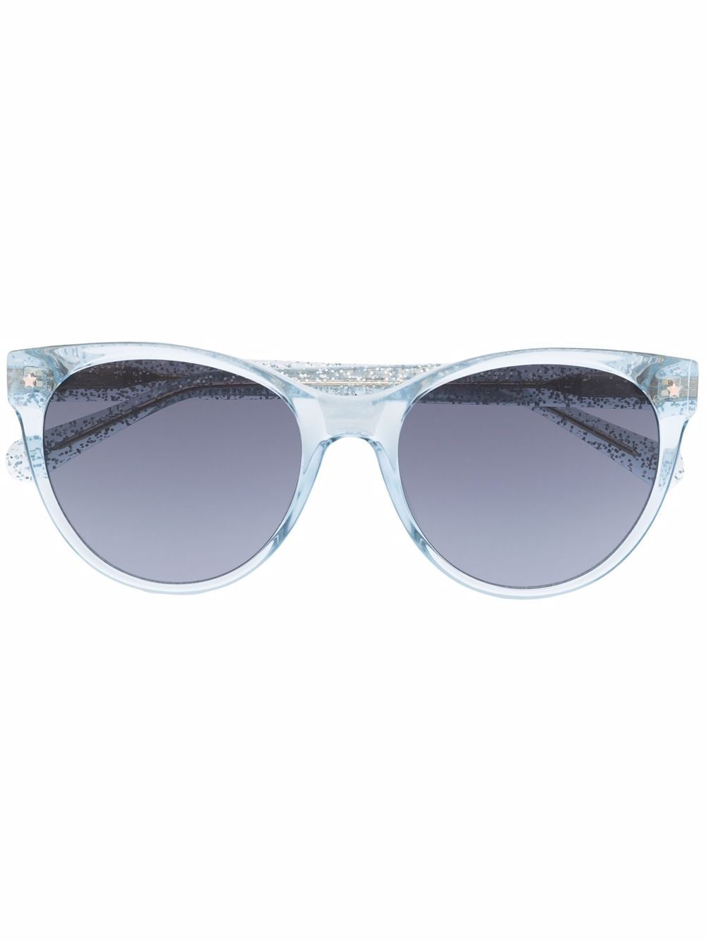 Chiara Ferragni tinted round-frame sunglasses - Blue von Chiara Ferragni