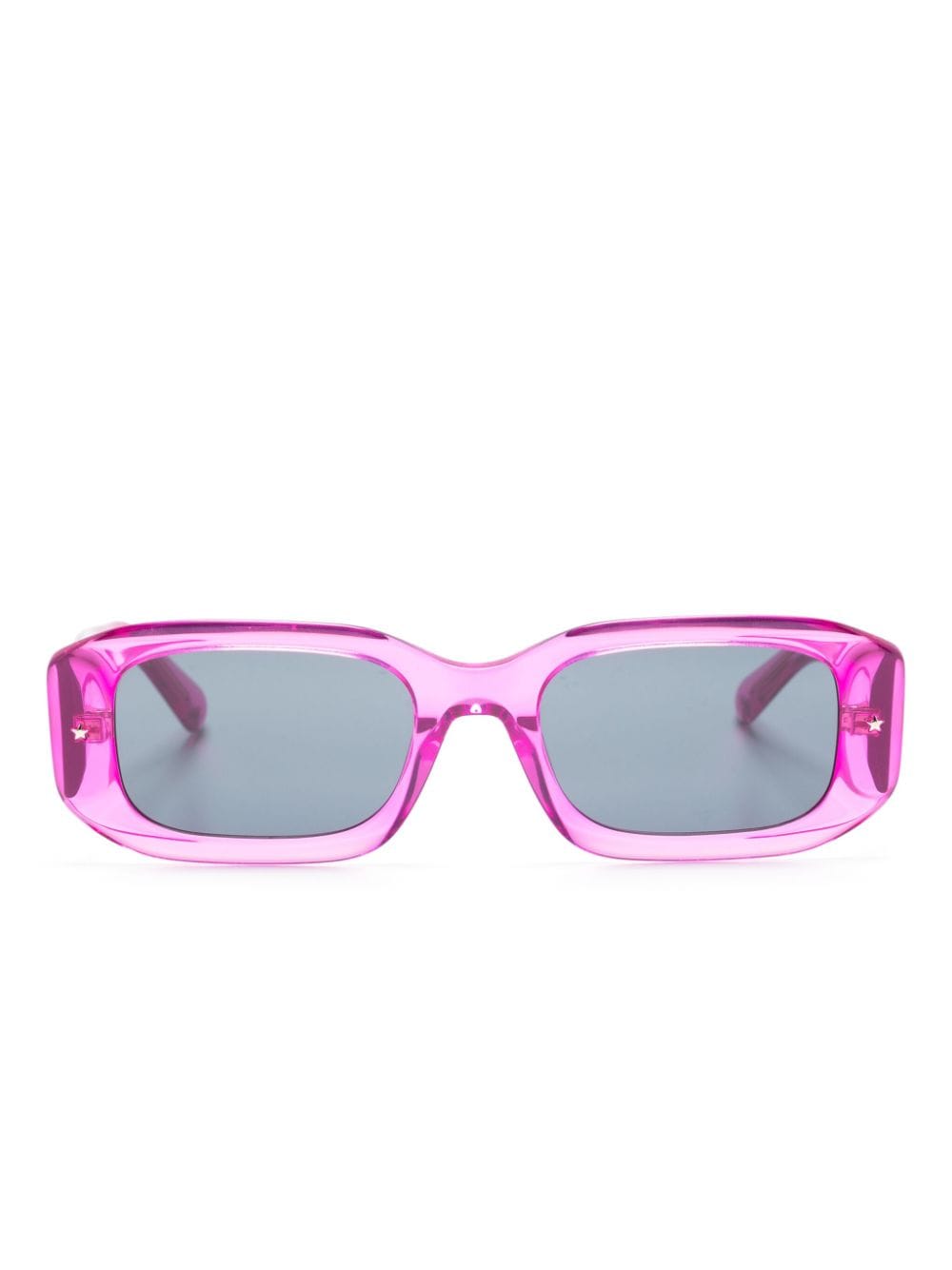 Chiara Ferragni transperant rectangle-frame sunglasses - Pink von Chiara Ferragni
