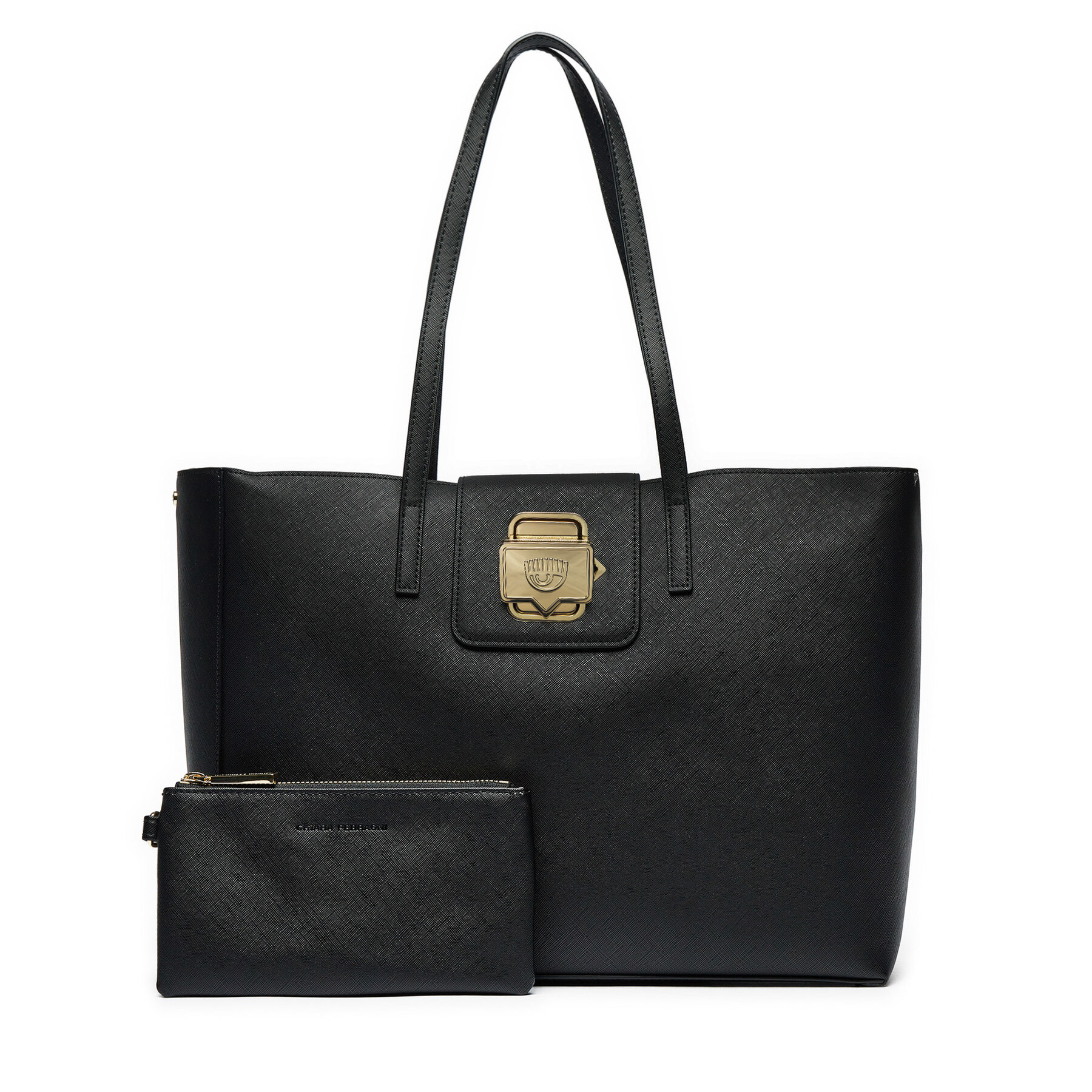 Handtasche Chiara Ferragni 76SB4BF5 Schwarz Handtasche Chiara Ferragni 76SB4BF5 Schwarz von Chiara Ferragni