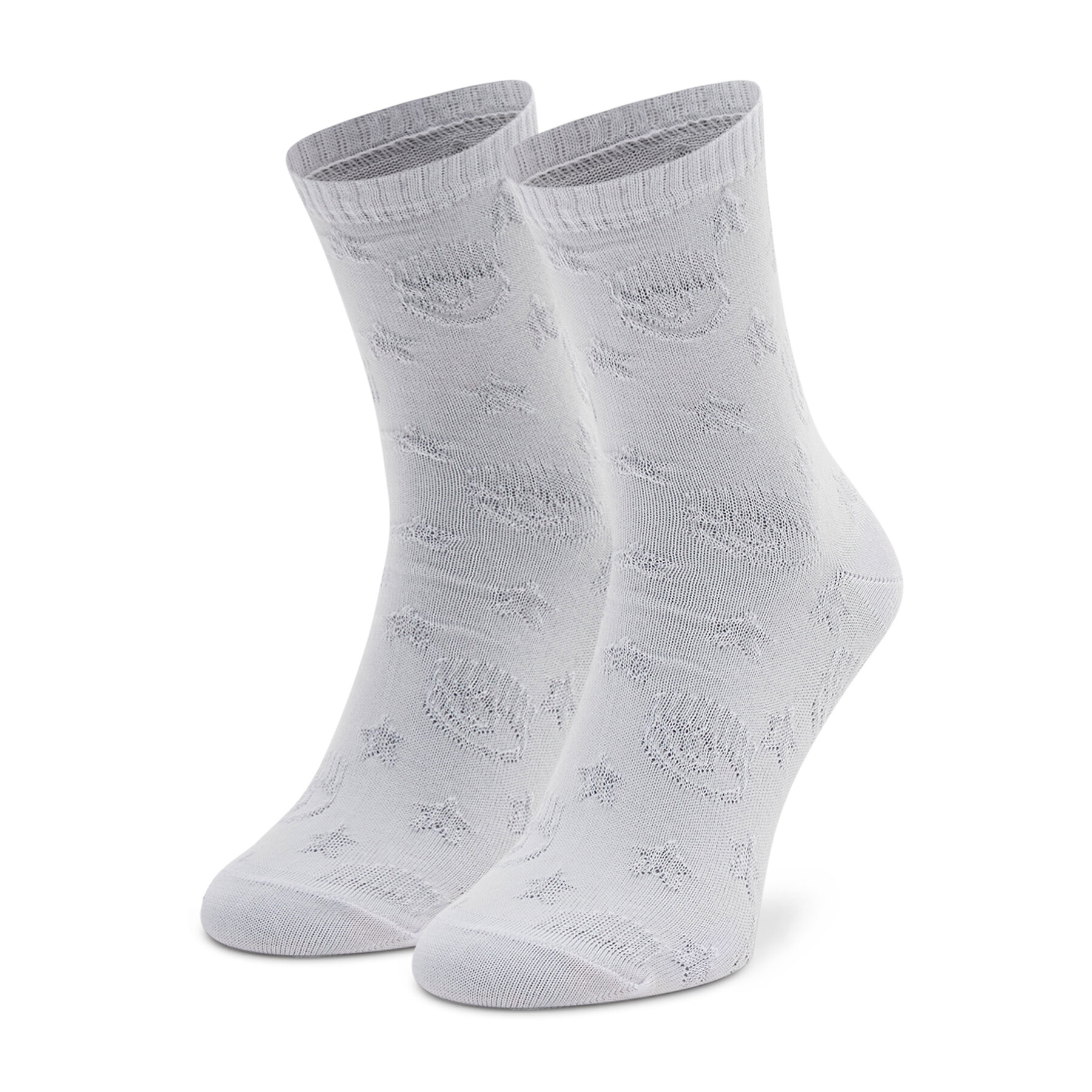 Hohe Damensocken Chiara Ferragni 73SB0J25 Bright White 007 von Chiara Ferragni