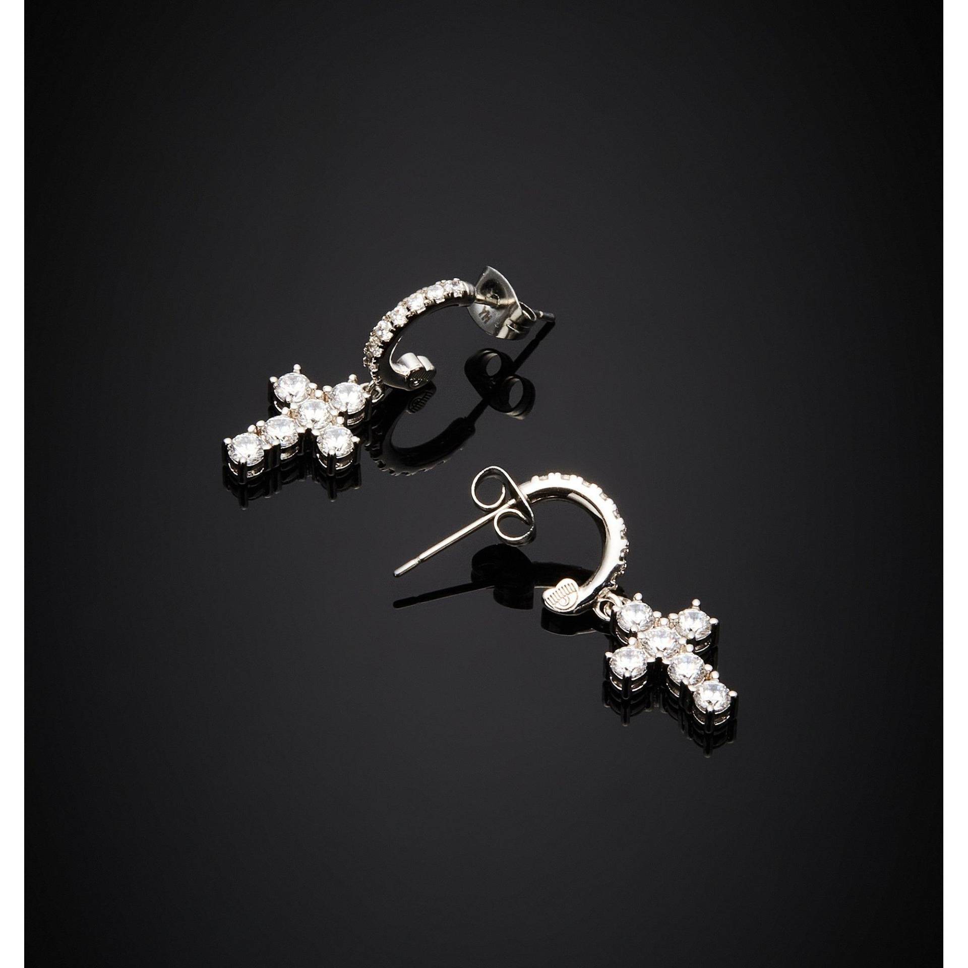 Ohrringe Damen Silber 23mm von Chiara Ferragni
