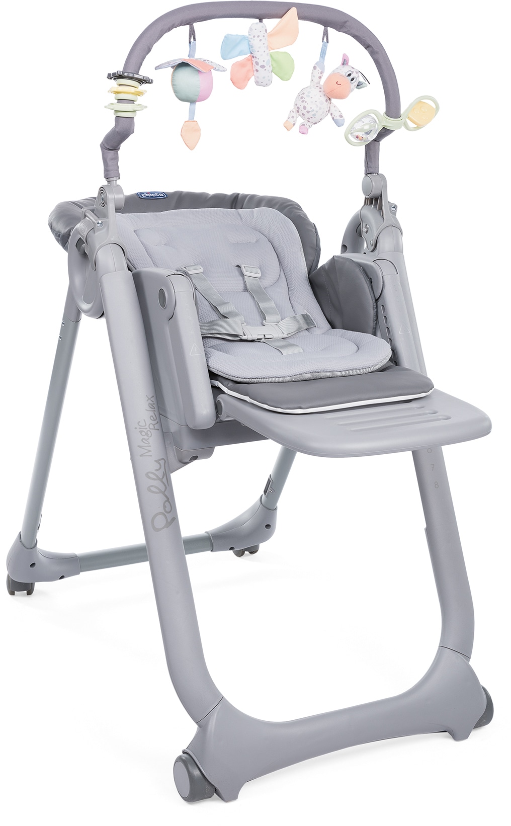 Chicco Hochstuhl »Polly Magic Relax, Graphite«, mit Spielbogen & Sitzverkleinerer, Made in Europe Chicco Hochstuhl »Polly Magic Relax, Graphite«, mit Spielbogen & Sitzverkleinerer, Made in Europe von Chicco