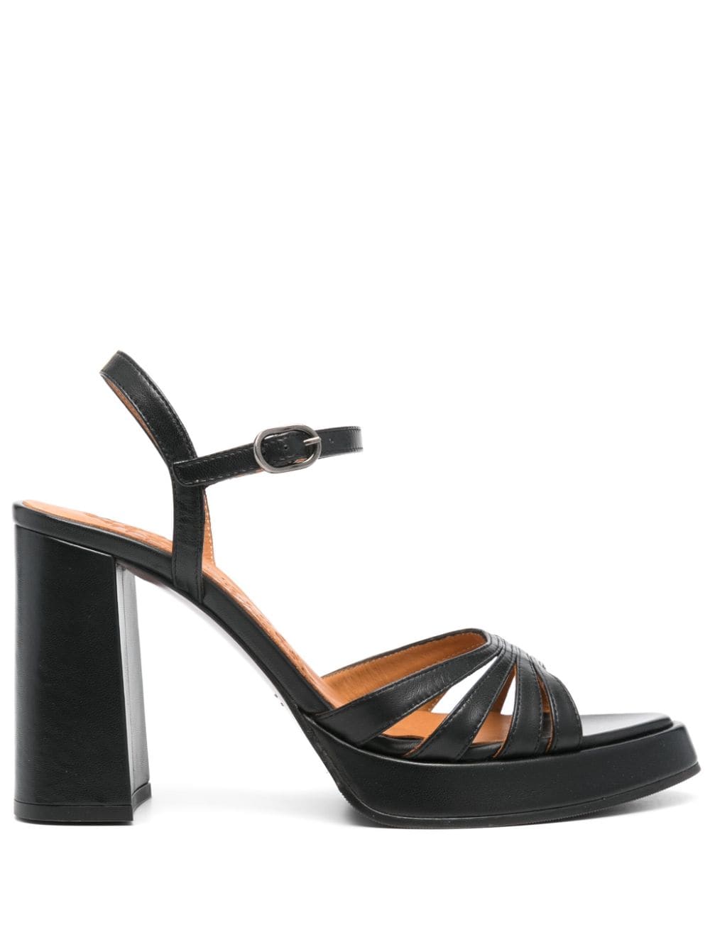 Chie Mihara 110mm Aniel leather sandals - Black von Chie Mihara