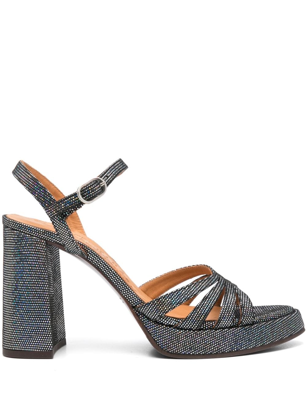 Chie Mihara 85mm Aniel leather sandals - Black von Chie Mihara