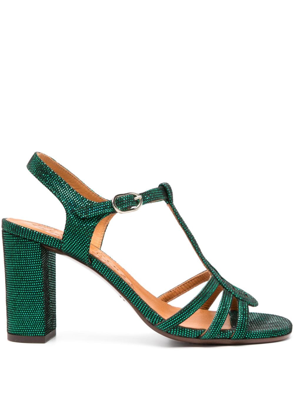 Chie Mihara Babi 75mm suede sandals - Green von Chie Mihara