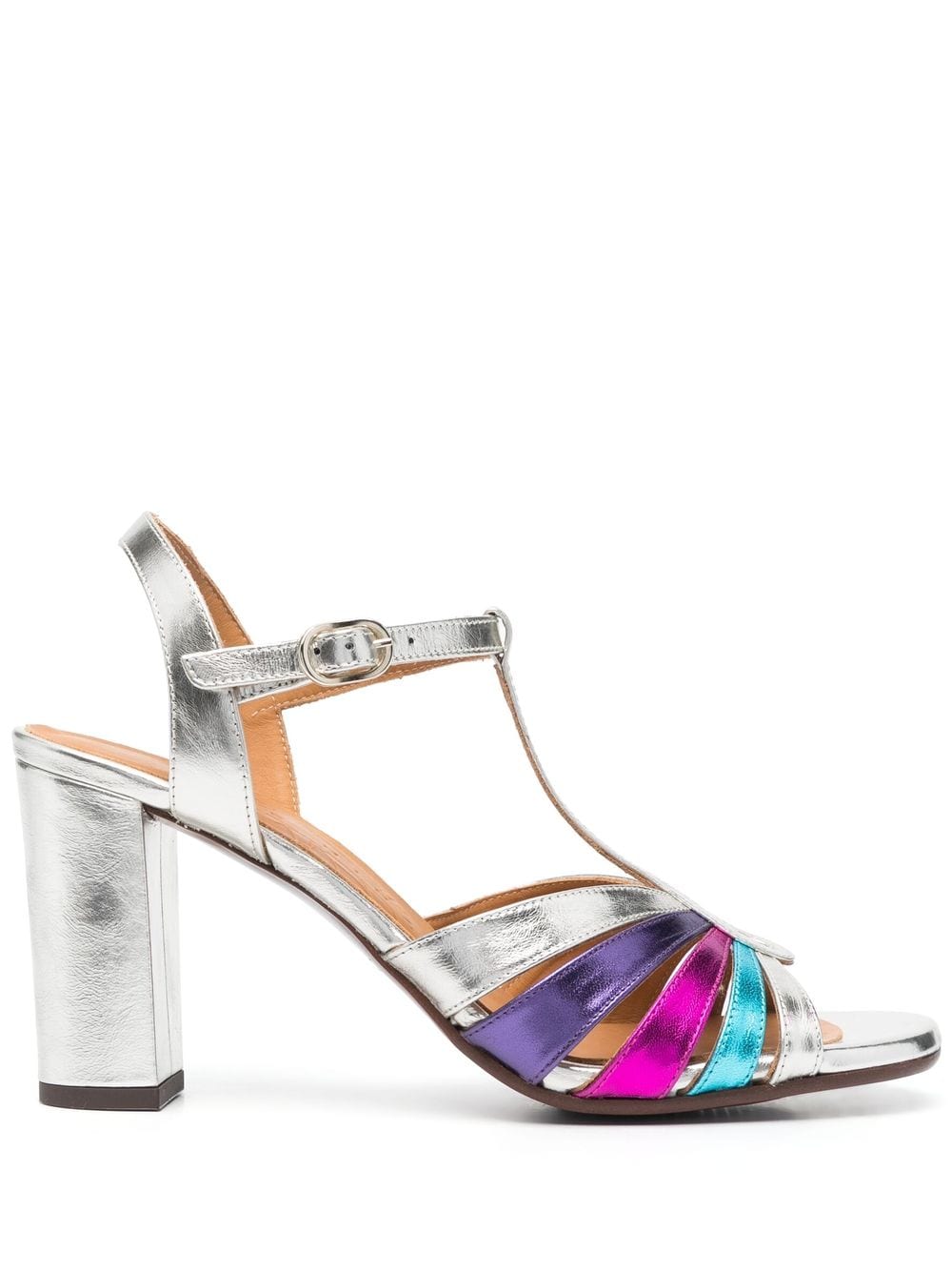 Chie Mihara Balta 90mm metallic sandals - Silver von Chie Mihara