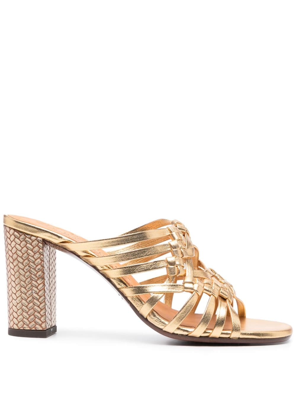 Chie Mihara Beijing 80mm mules - Gold von Chie Mihara