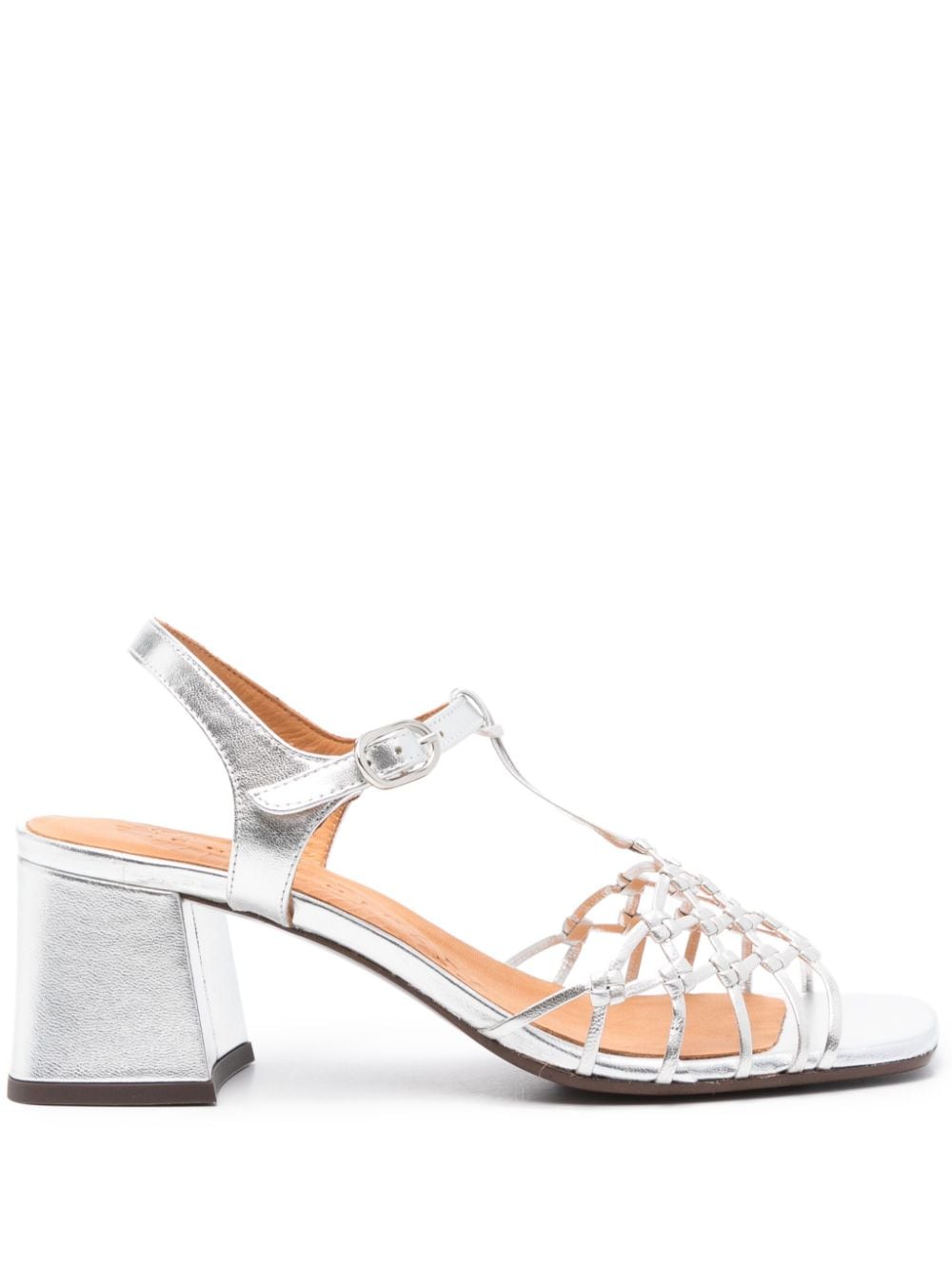 Chie Mihara Lantes 60mm leather sandals - Silver von Chie Mihara