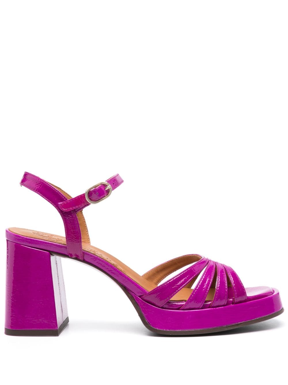 Chie Mihara Naiel 85mm leather sandals - Purple von Chie Mihara