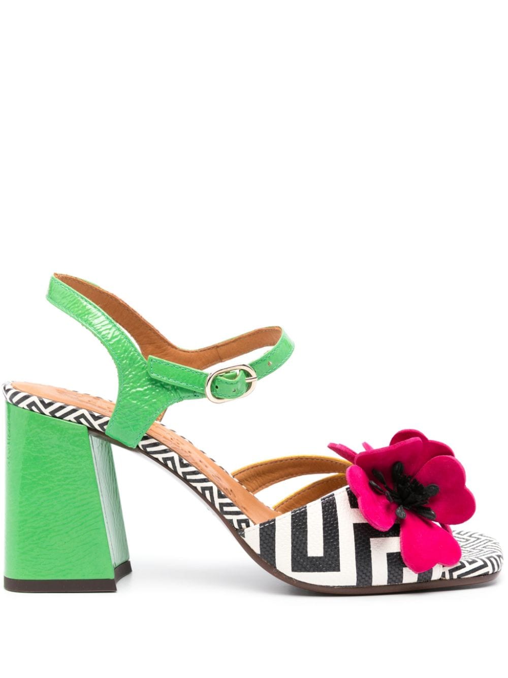 Chie Mihara Pirota 70mm sandals - Green von Chie Mihara