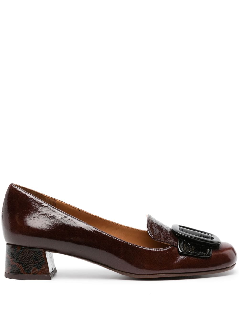 Chie Mihara Rizu 40mm buckle-detail leather pumps - Brown von Chie Mihara